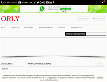 Tablet Screenshot of orly.es